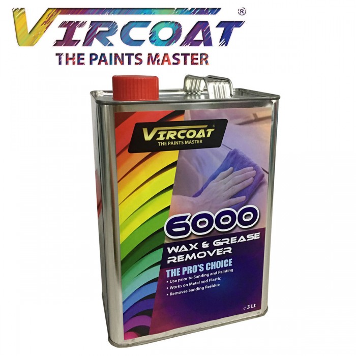 VIRCOAT 6000 Wax & Grease Remover 3Ltr