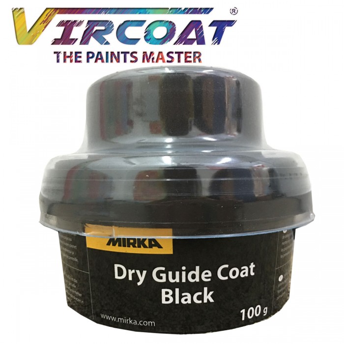 Mirka Dry Guide Coat Black with Applicator 100g to Use for light Colour  Surfaces