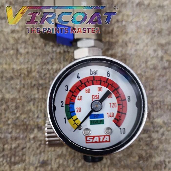 SATA, 27771, SATA AIR GAUGE, SATA AIR VALE, AIR REGULATOR, SPRAY GUN