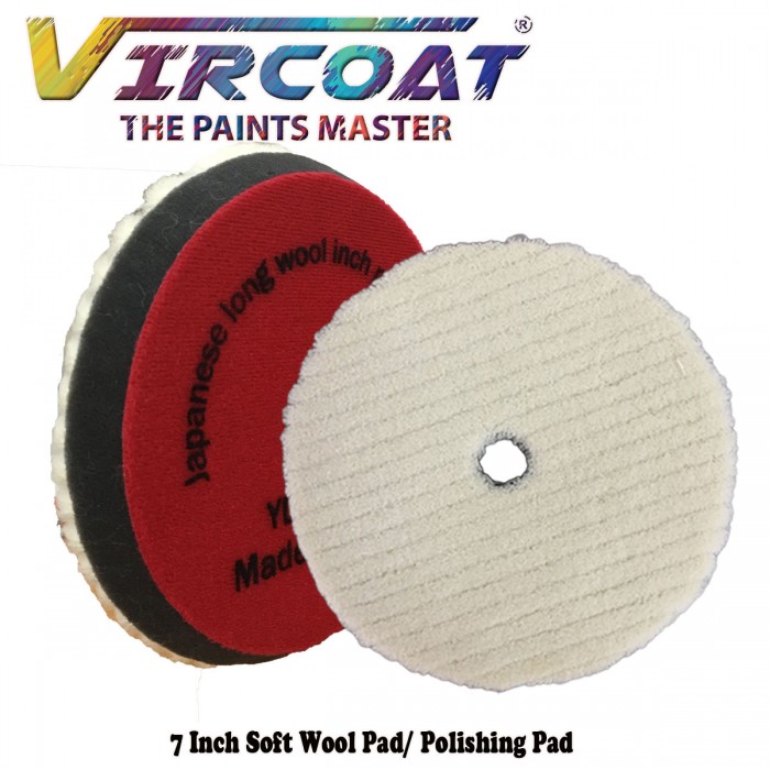 6" Polisher Buffer Soft Wool Pad, Wool Buff, Polishing Waxing Wheel Car