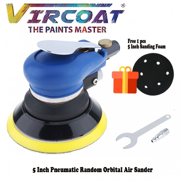 5"Pneumatic Polishing Machine Random Orbital Air Sander, power sanders