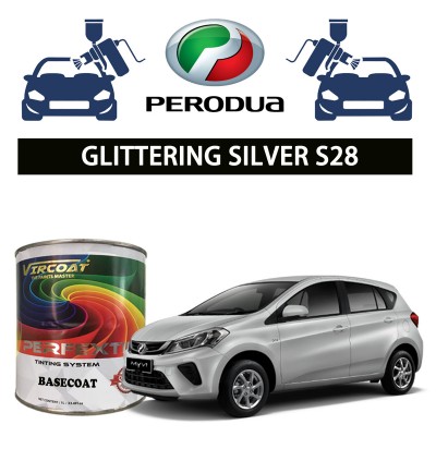 Perodua VIRCOAT Car Paint Motor Paint Automotive Paint 2K Paint - 1 Ltr