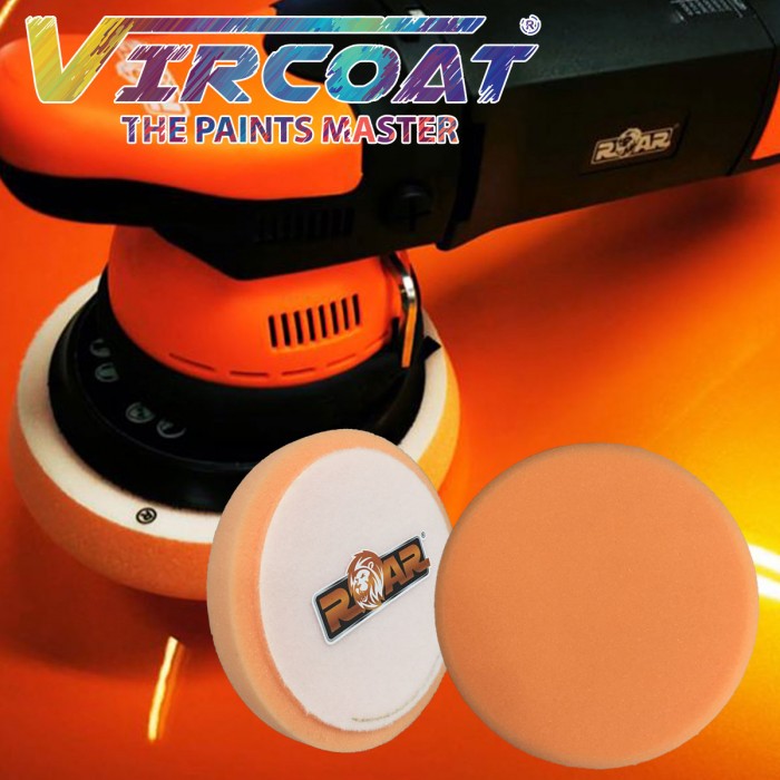 ROAR 610 Extreme Cut Compound 1kg. velcro tape polishing pad. polishing