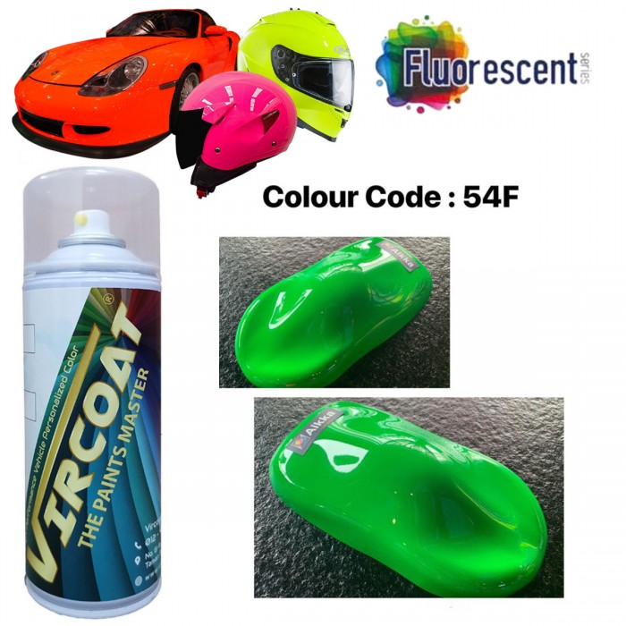 Vircoat Fluorescent Paint Aerosol Spray /Fluorescent Green 54F/Cat fluorescent