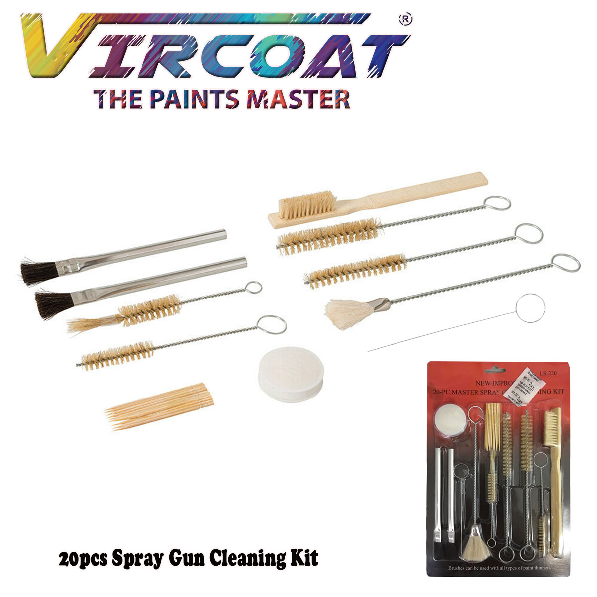 spray gun cleaning kits, spray gun brush, spray gun equipment, spray