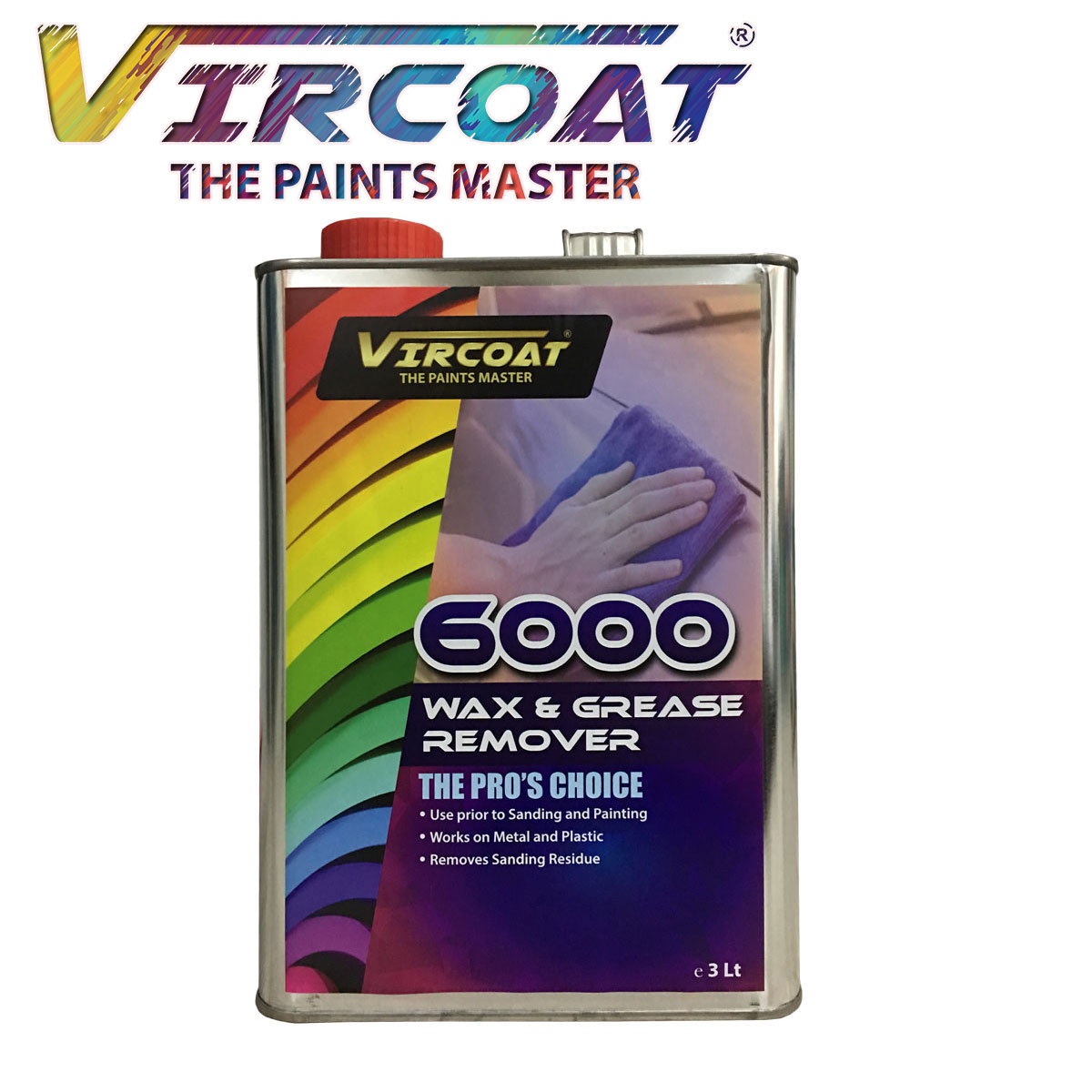 VIRCOAT 6000 Wax & Grease Remover 3Ltr