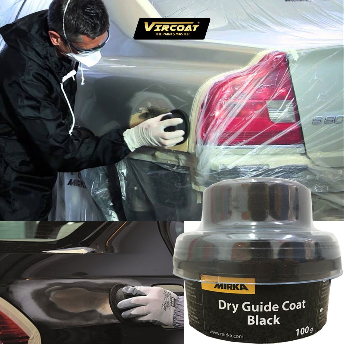 mirka, dry sanding, wet sand, dry guide coat, sanding abrasive