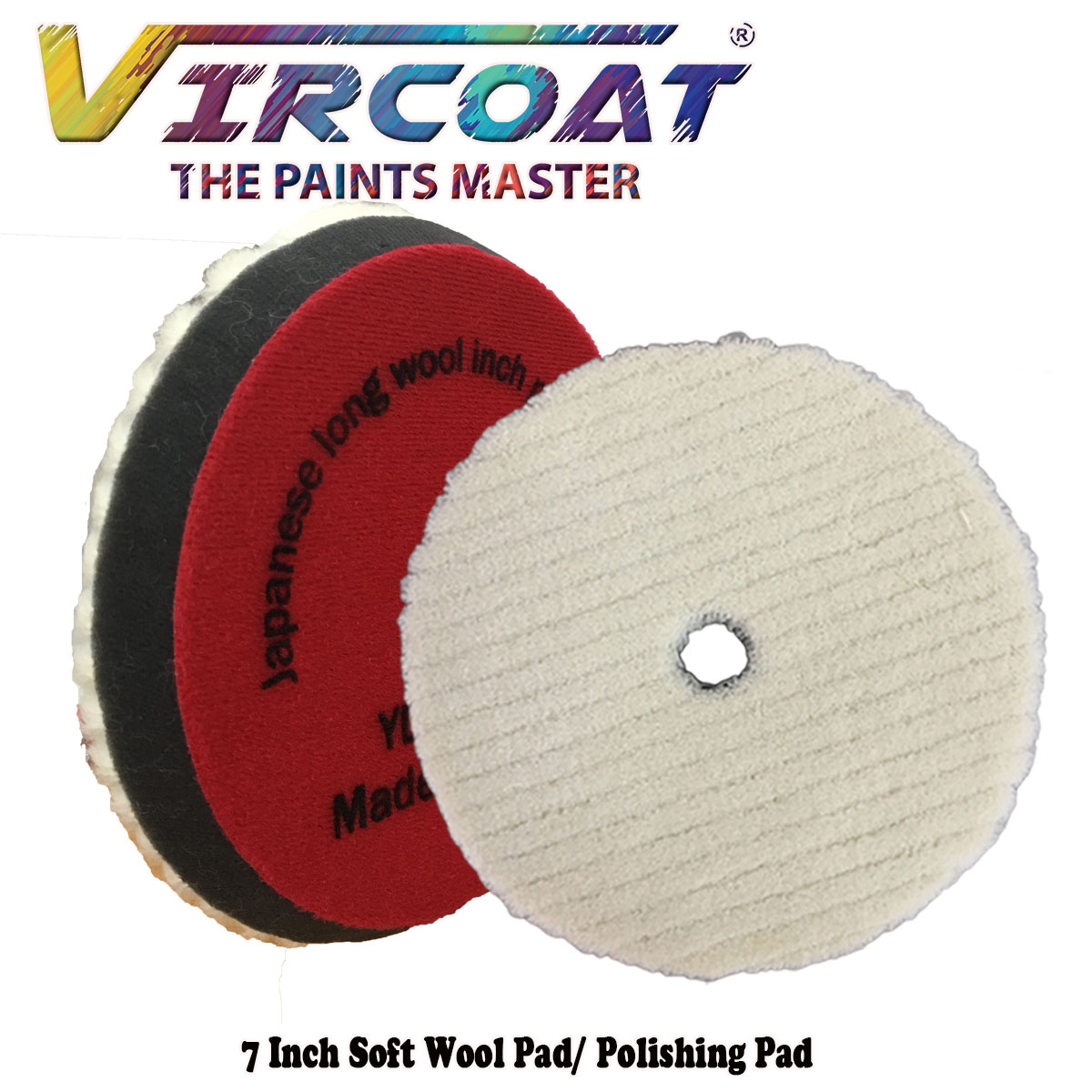 6" Polisher Buffer Soft Wool Pad, Wool Buff, Polishing Waxing Wheel Car