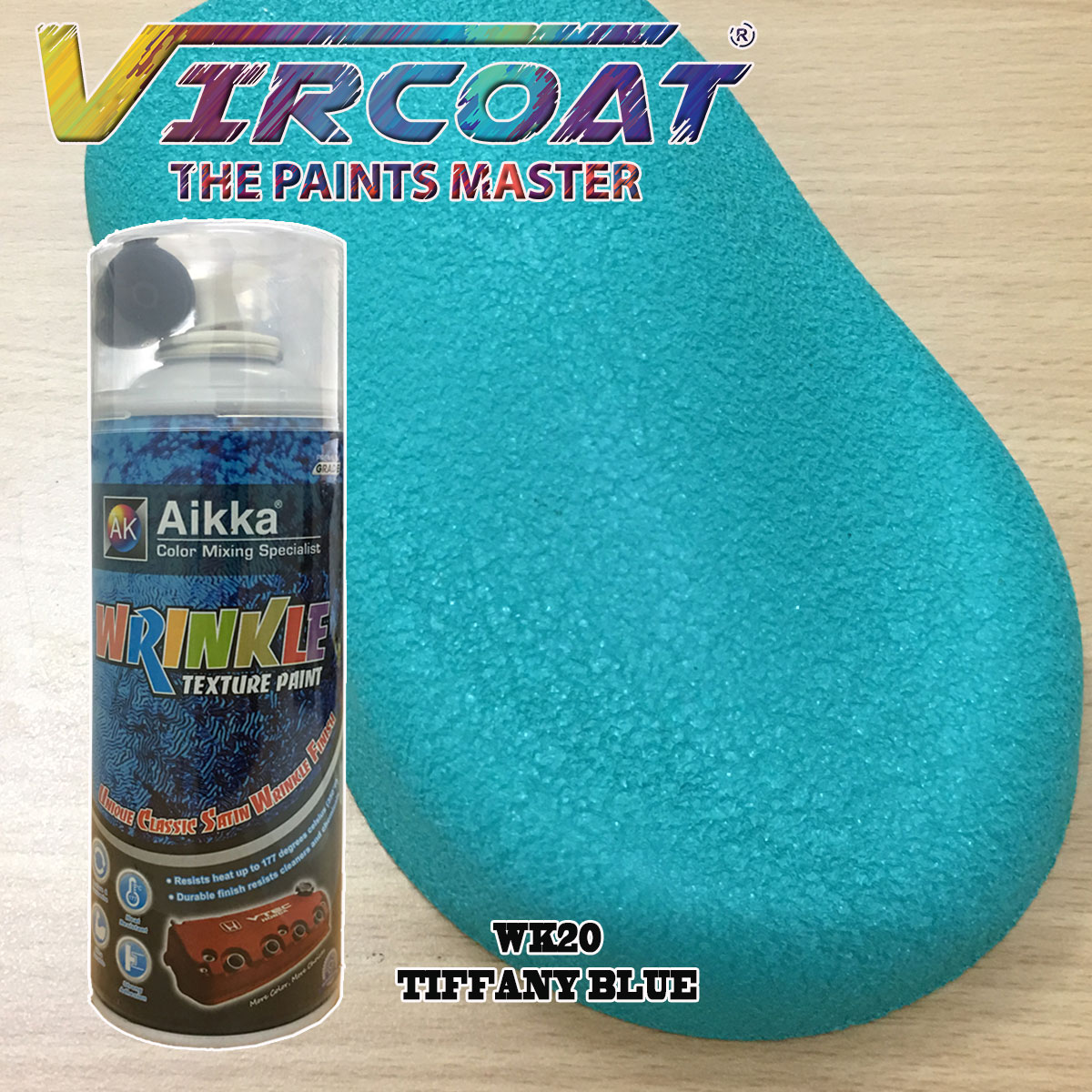 wrinkle, texture paint, caliper, engine head, AIKKA, engine head paint,