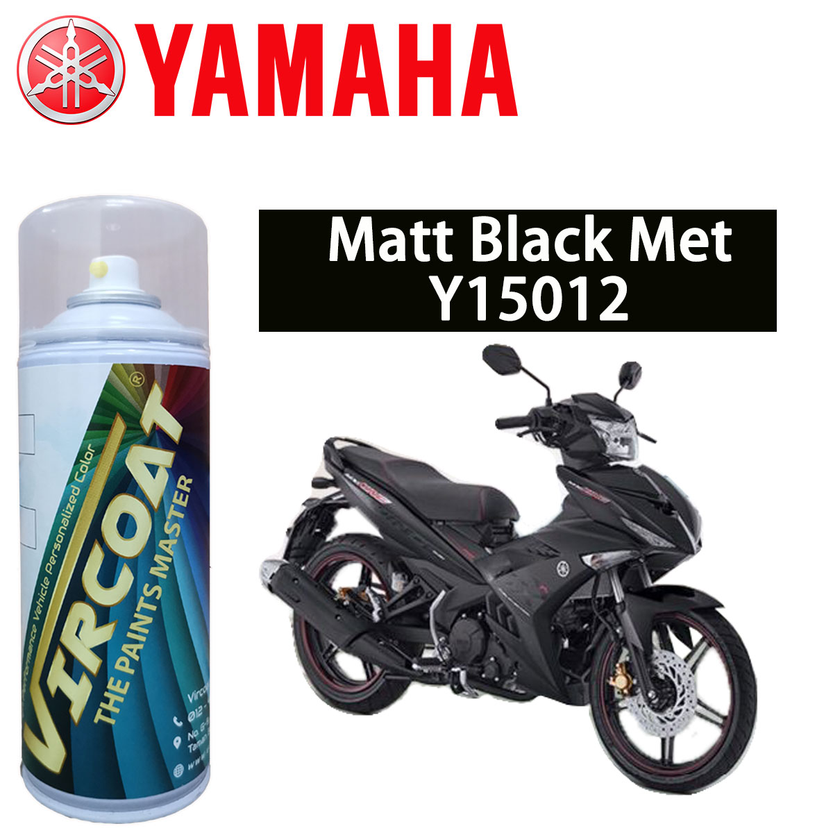 YAMAHA, 125Z, BLACK MATT, HITAM MATI, MOTOR PAINT, sport rim paint